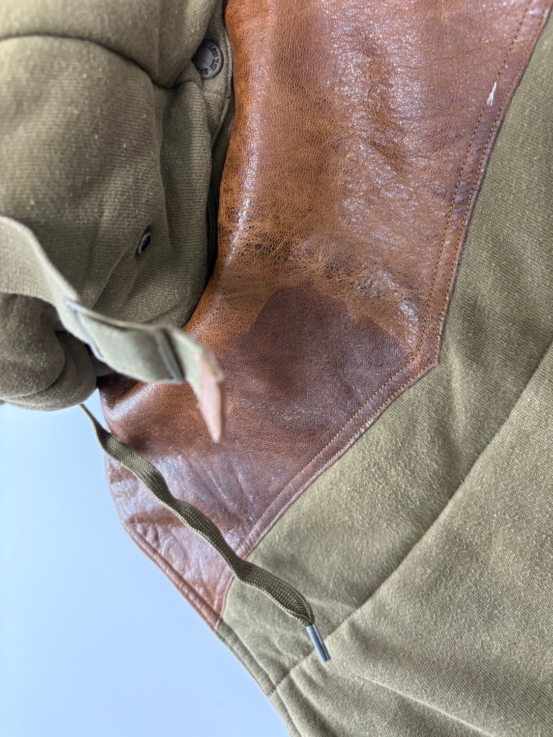 폴로랄프로렌 브라운레더 히든 후드 패딩 조끼 베스트 A3069 상품이미지8