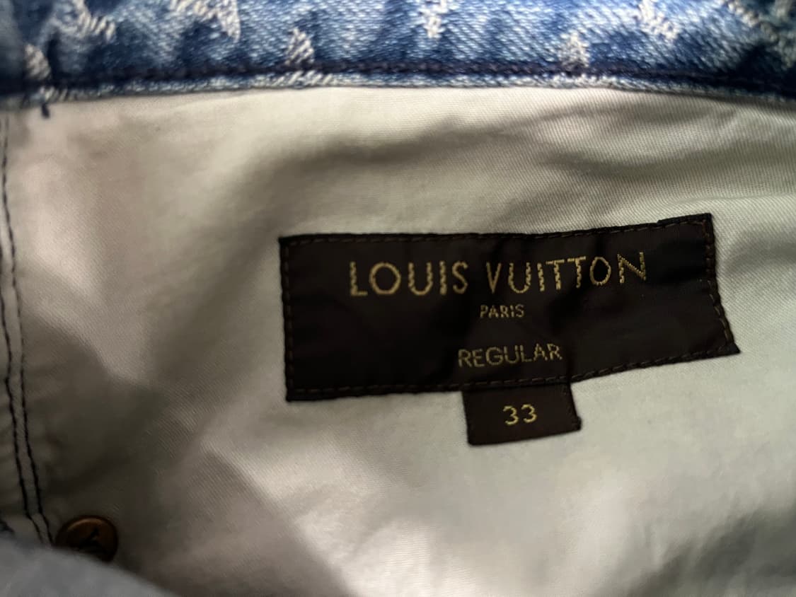 루이비통 슈프림 모노그램 데님 팬츠 33 상품이미지3