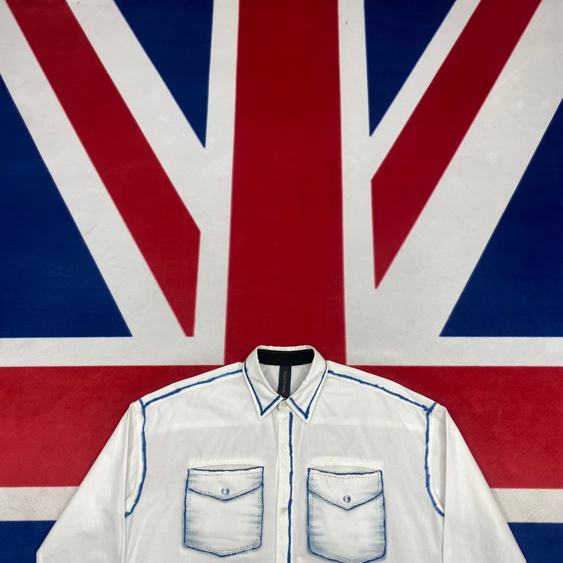 미하라 야스히로 셔츠  44 실측 L 상품이미지2