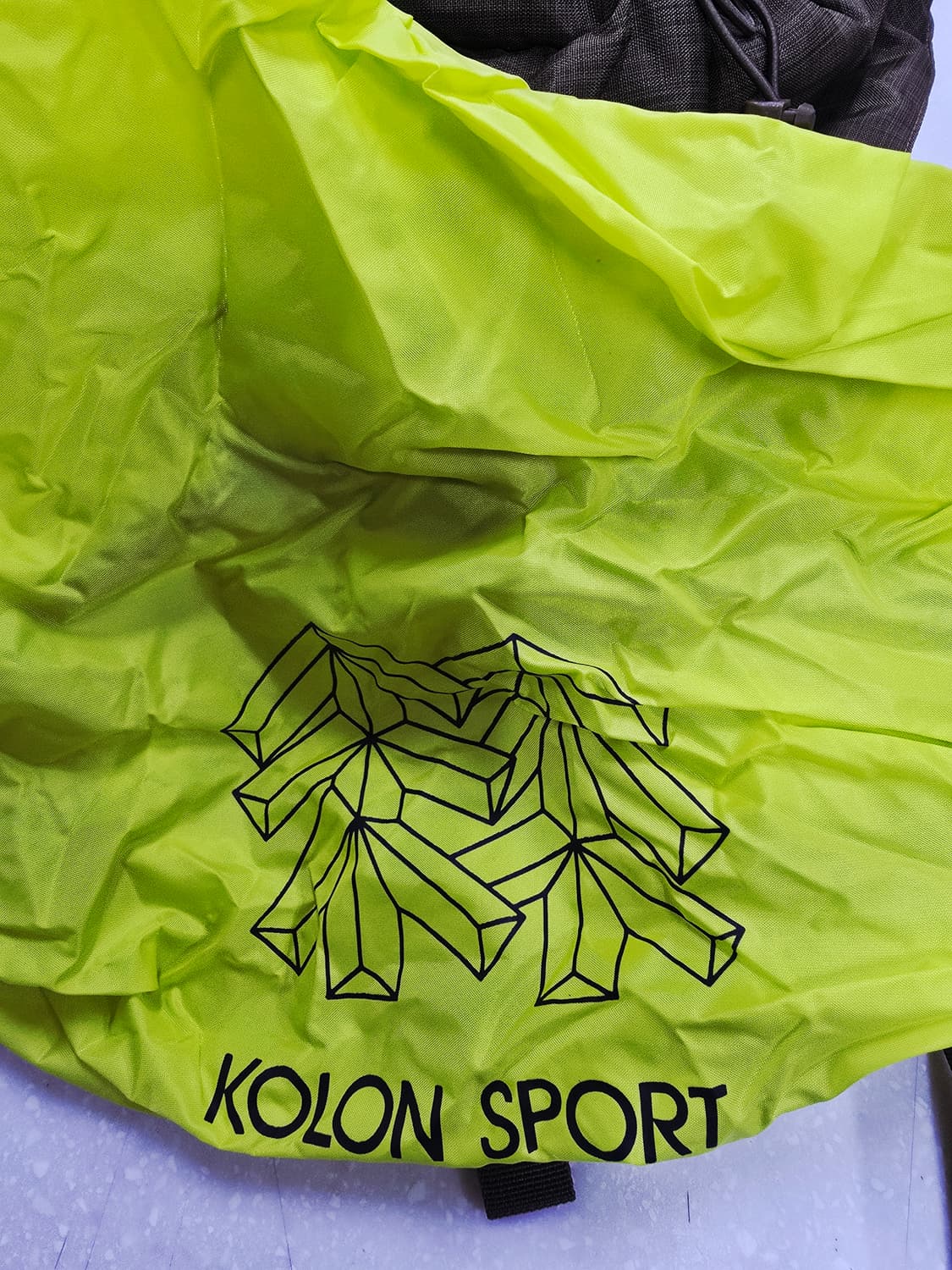 코오롱 베낭 안나 ANNA 17 백팩 옐로우 카모 상품이미지8