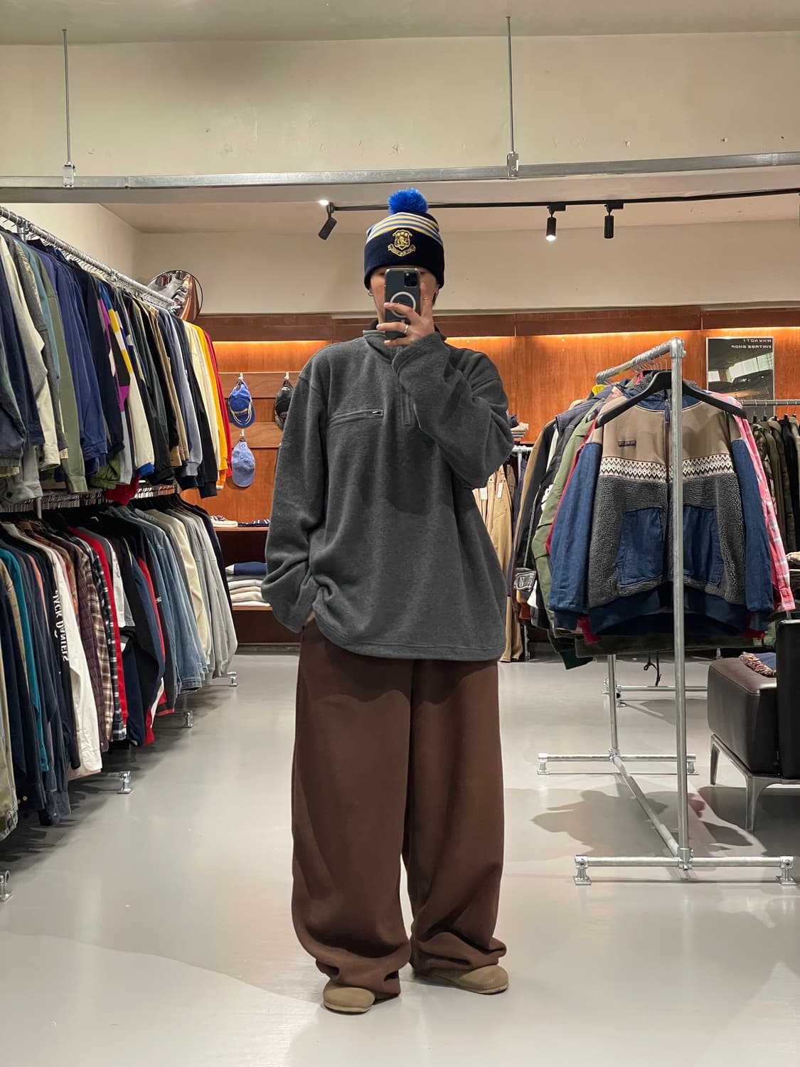 IZOD 플리스 반집업 상품이미지3