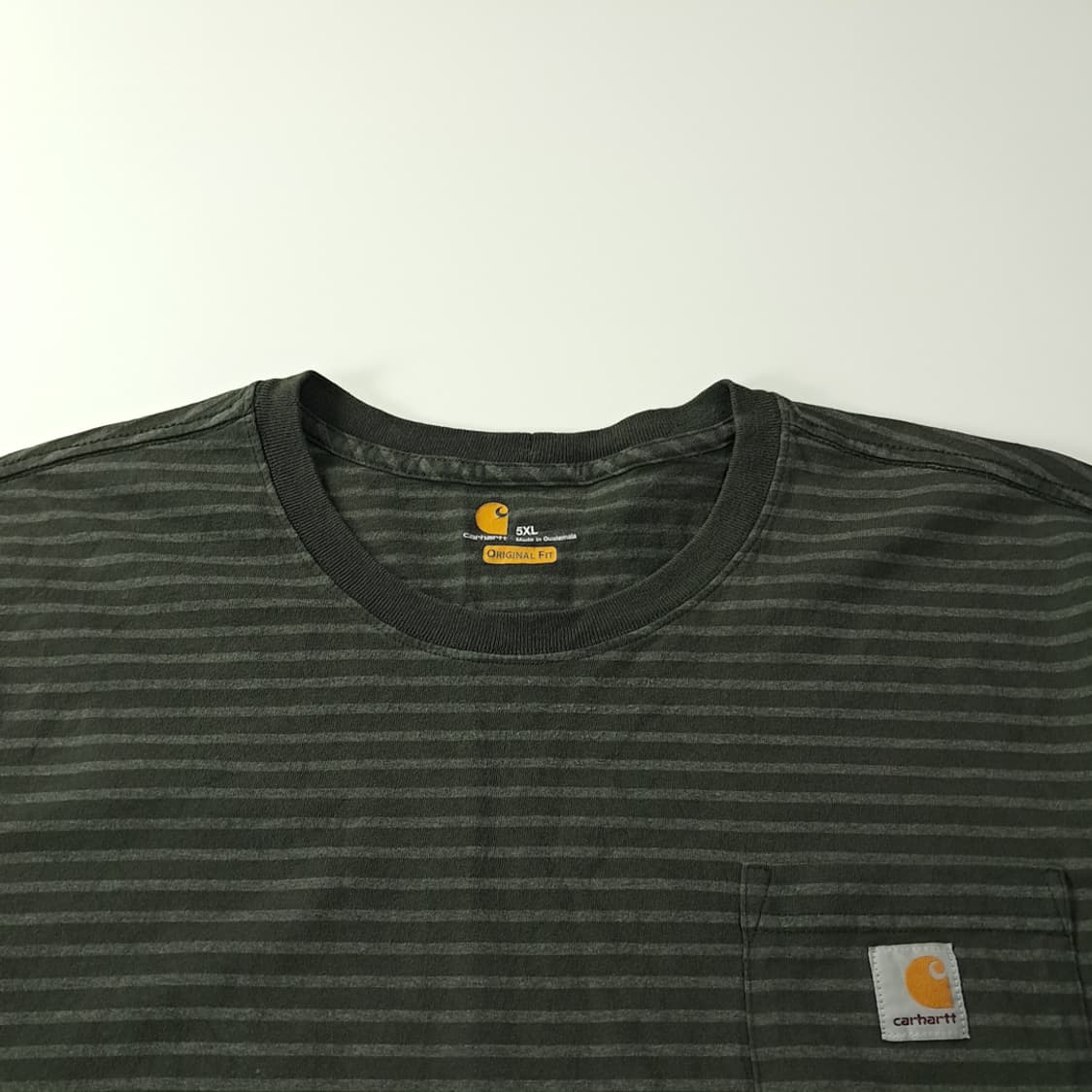 CK371 5XL 칼하트 K87 포켓스트라이프 반팔 티셔츠 상품이미지2