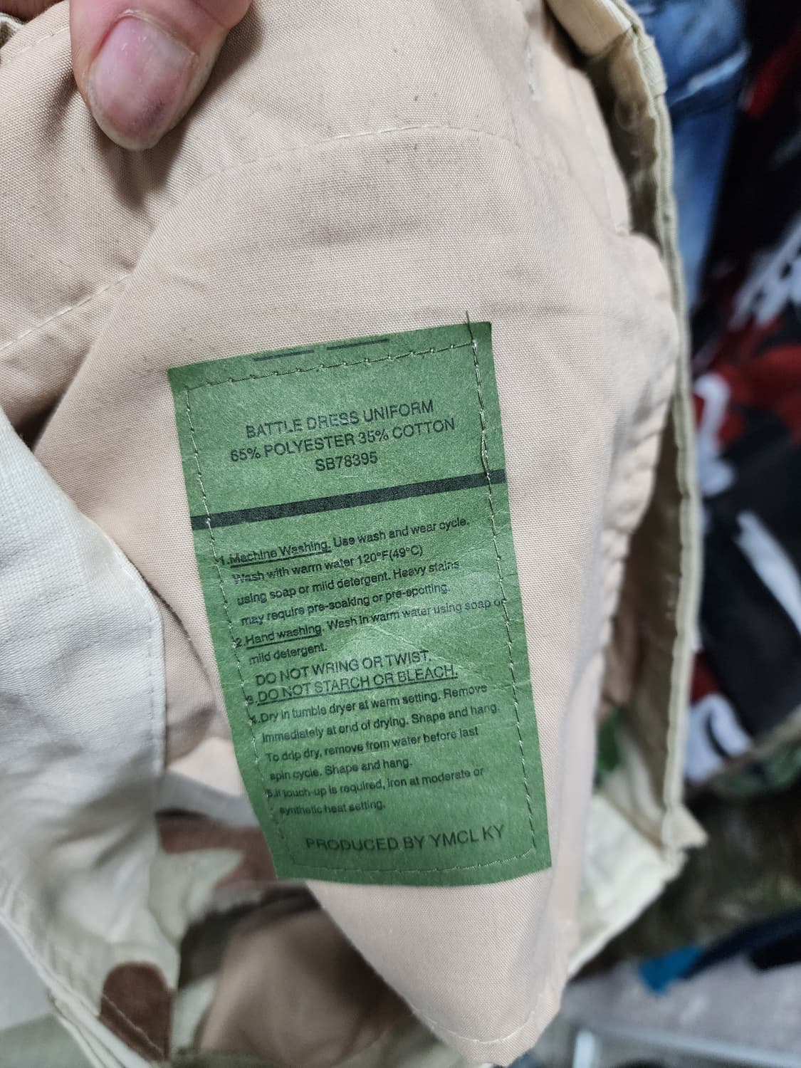 YMCLKY 미군 BDU 밀리터리 카고팬츠  상품이미지5