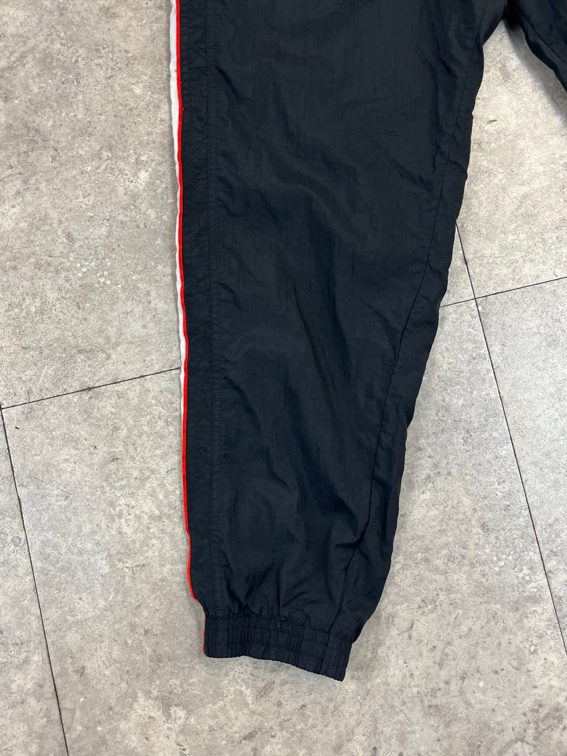 나이키 스우시 사이드 라인 밴딩 조거 팬츠 블랙 L #csz3400 상품이미지5