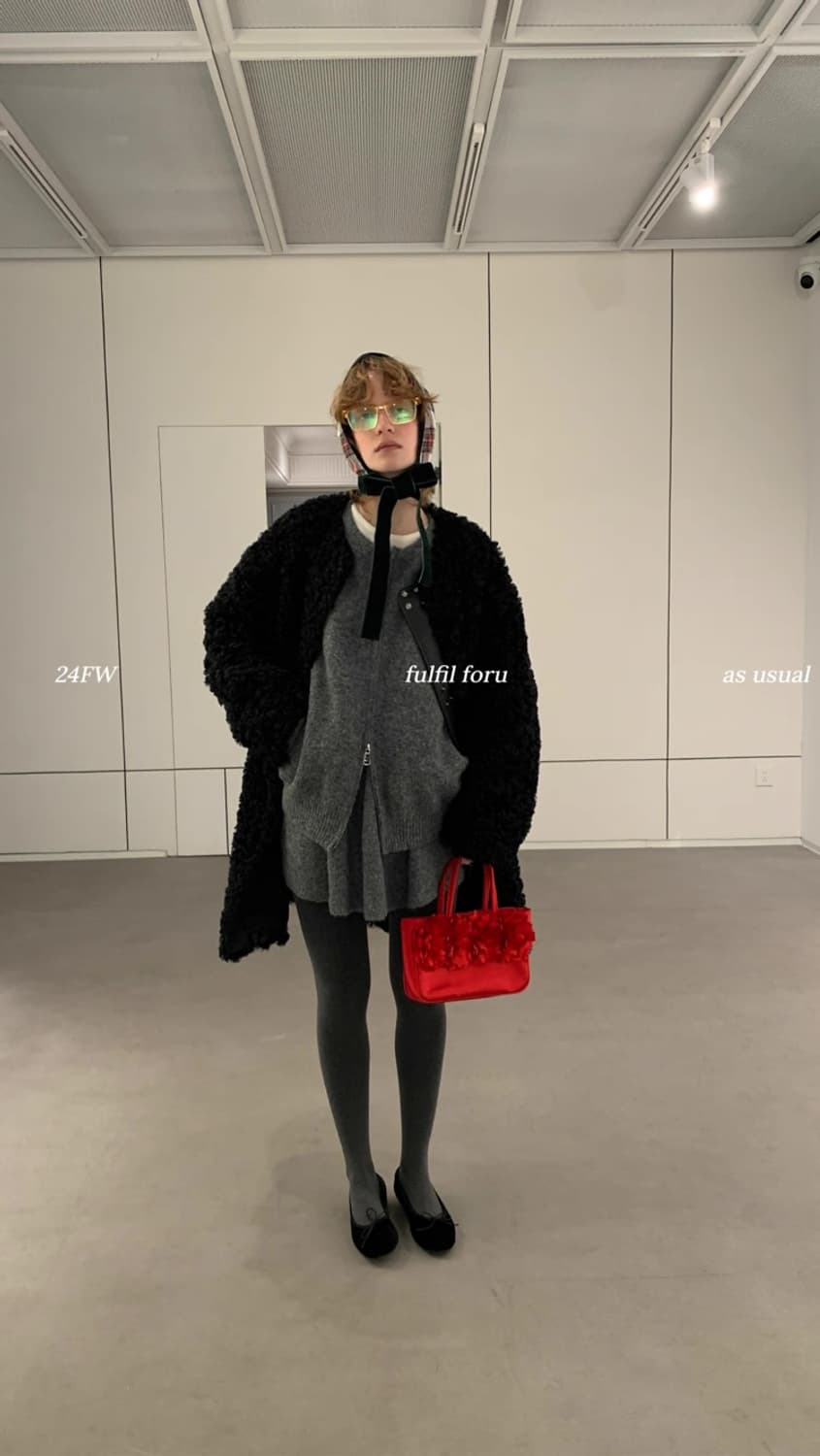 FFU 퍼 코트 무스탕 상품이미지1