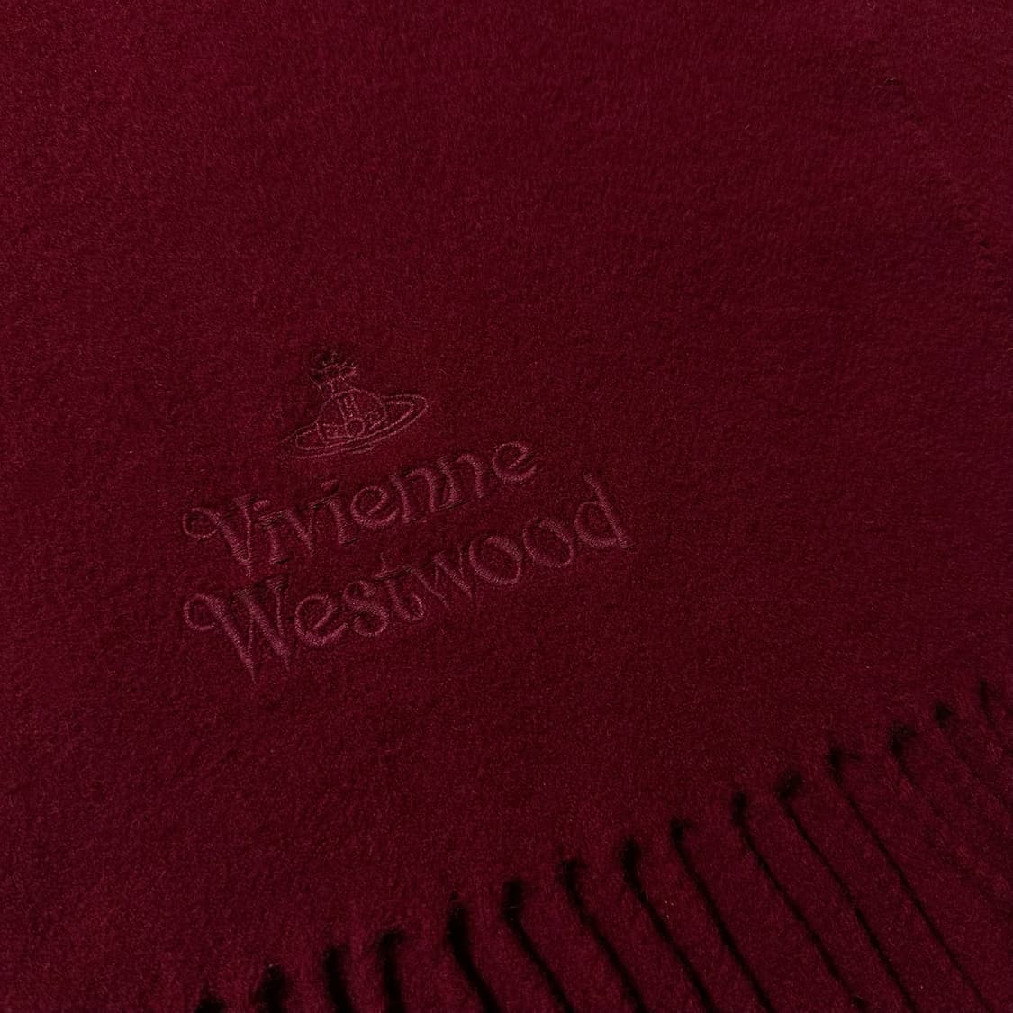 비비안 웨스트우드 ORB로고 울 머플러 목도리  상품이미지3