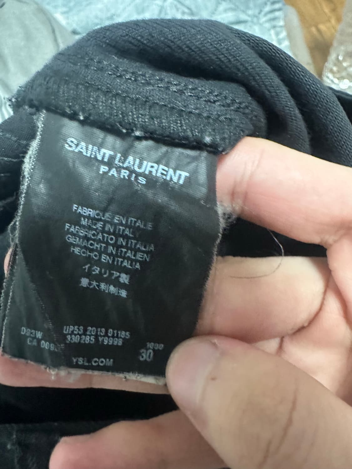 생로랑 14fw 레더패널진 30 상품이미지4