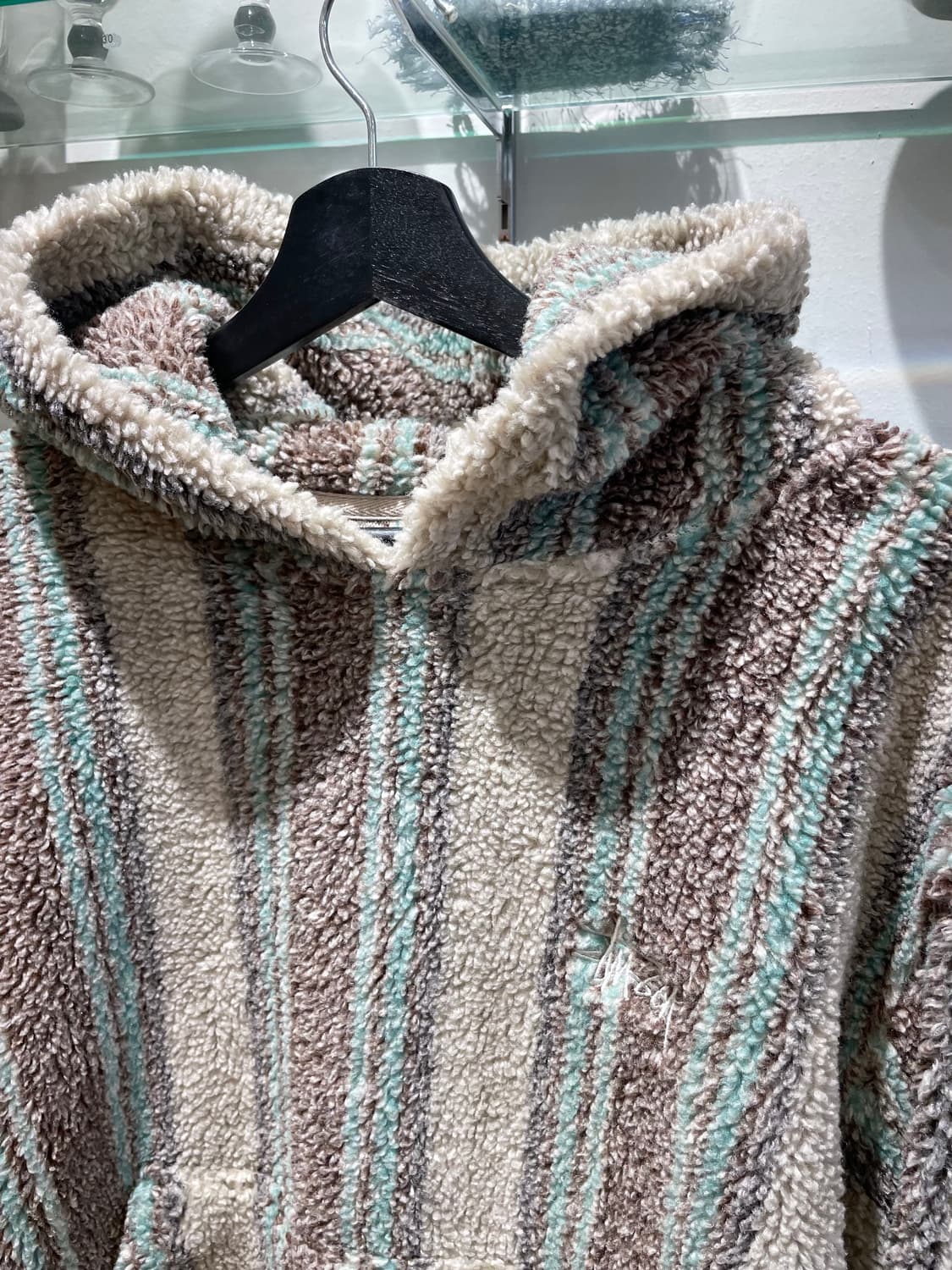 스투시 sherpa hoodie 상품이미지3