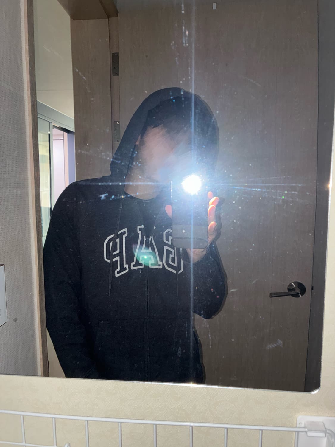 빈티지 갭 차콜 후드티 상품이미지1