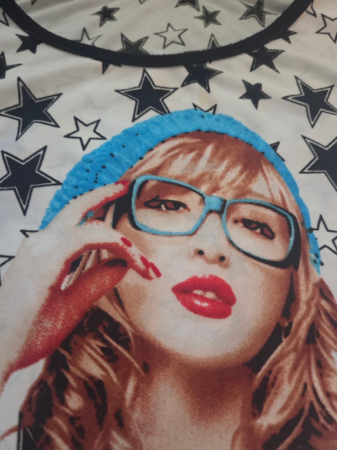 Y2k걸쓰 프린팅 반팔티셔츠 상품이미지2