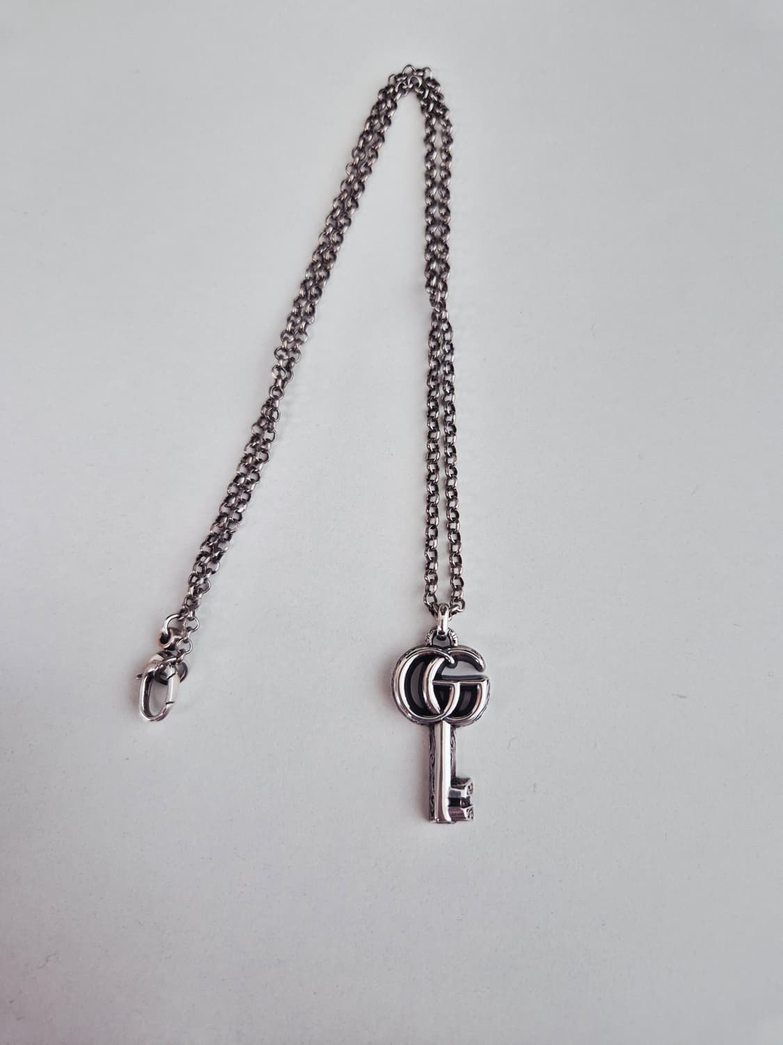 구찌 더블 G 키 목걸이 (상태 매우 좋음) 상품이미지3