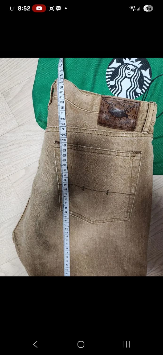 폴로 랄프로렌 자수 탄 워시드 팬츠 웨스턴 에스닉 상품이미지10