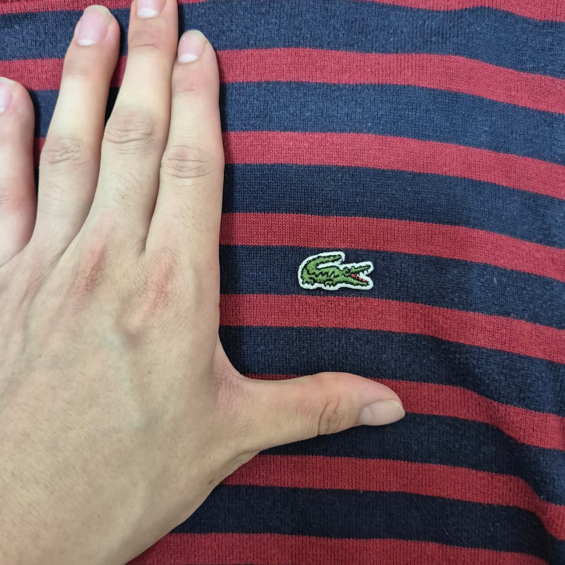라코스테 라이브 스트라이프 긴팔티 상품이미지4