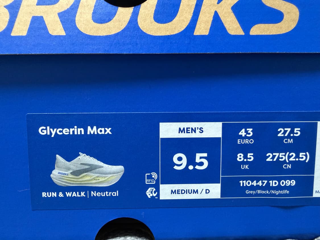 [275] 브룩스 러닝 글리세린 맥스 그레이 상품이미지10