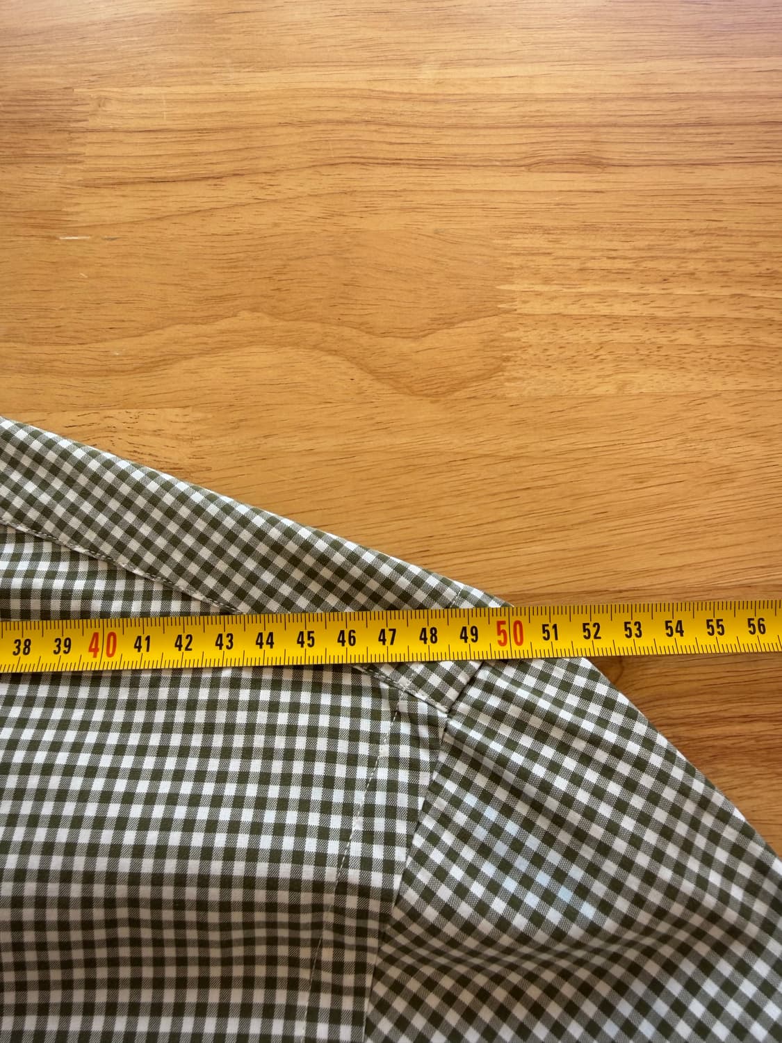 랄프로렌 깅엄체크 셔츠 그린 상품이미지6