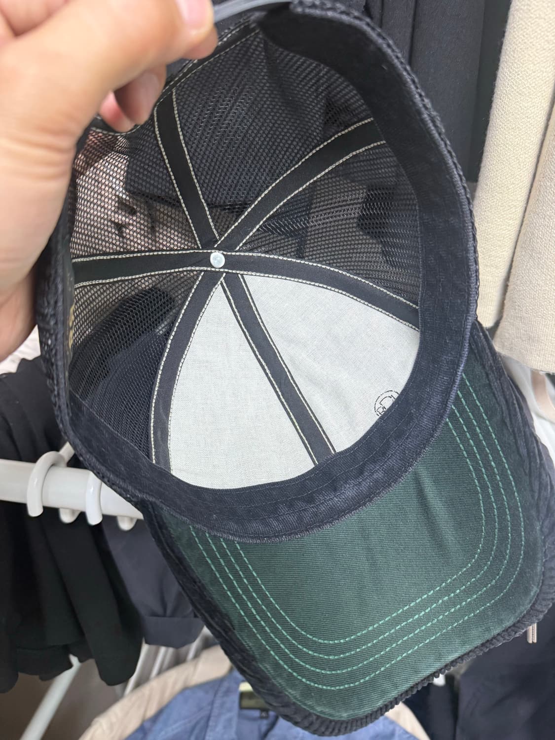 더블알엘 황소 코듀로이 메쉬 볼캡 이번시즌  상품이미지2