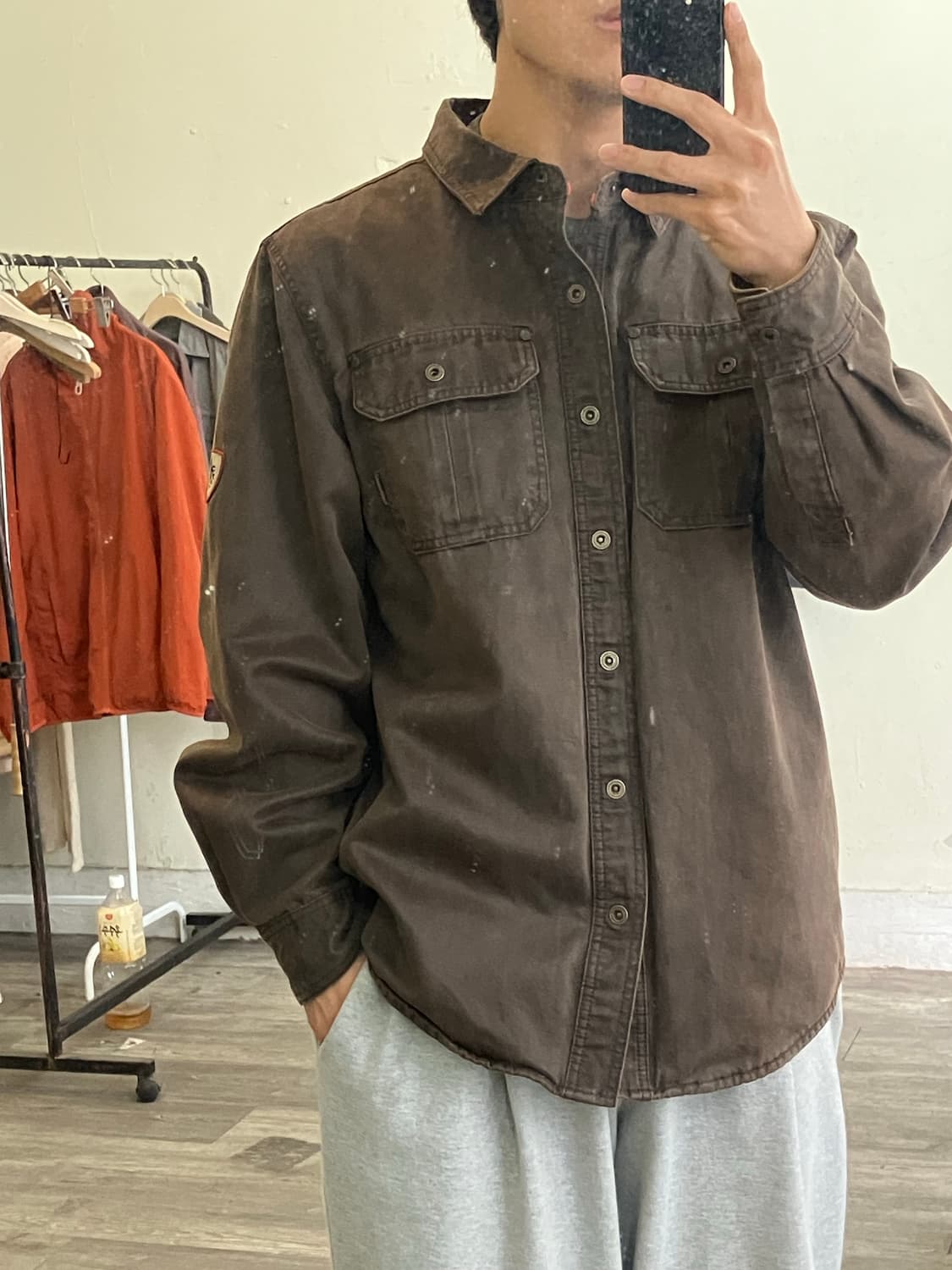 빈티지 가죽 자켓 상품이미지5