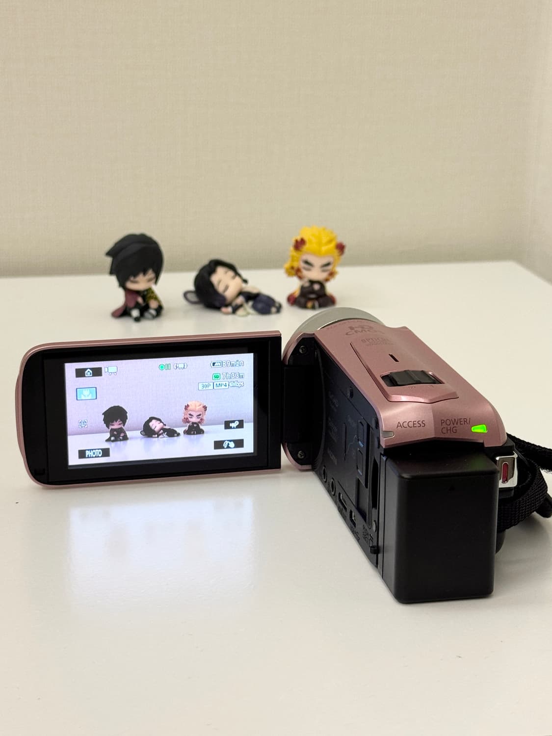 캐논 ivis hf r41 빈티지캠코더 핑크 캠코더 상품이미지9