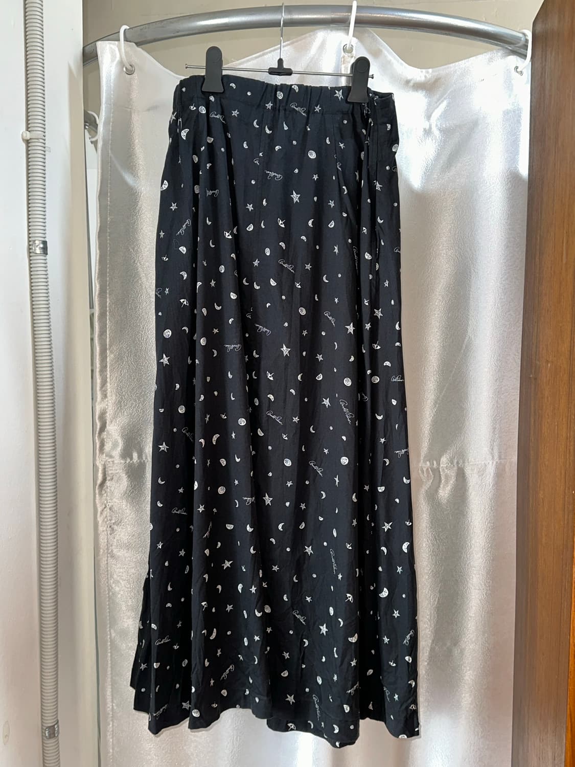 별 패턴 롱 스커트 상품이미지1