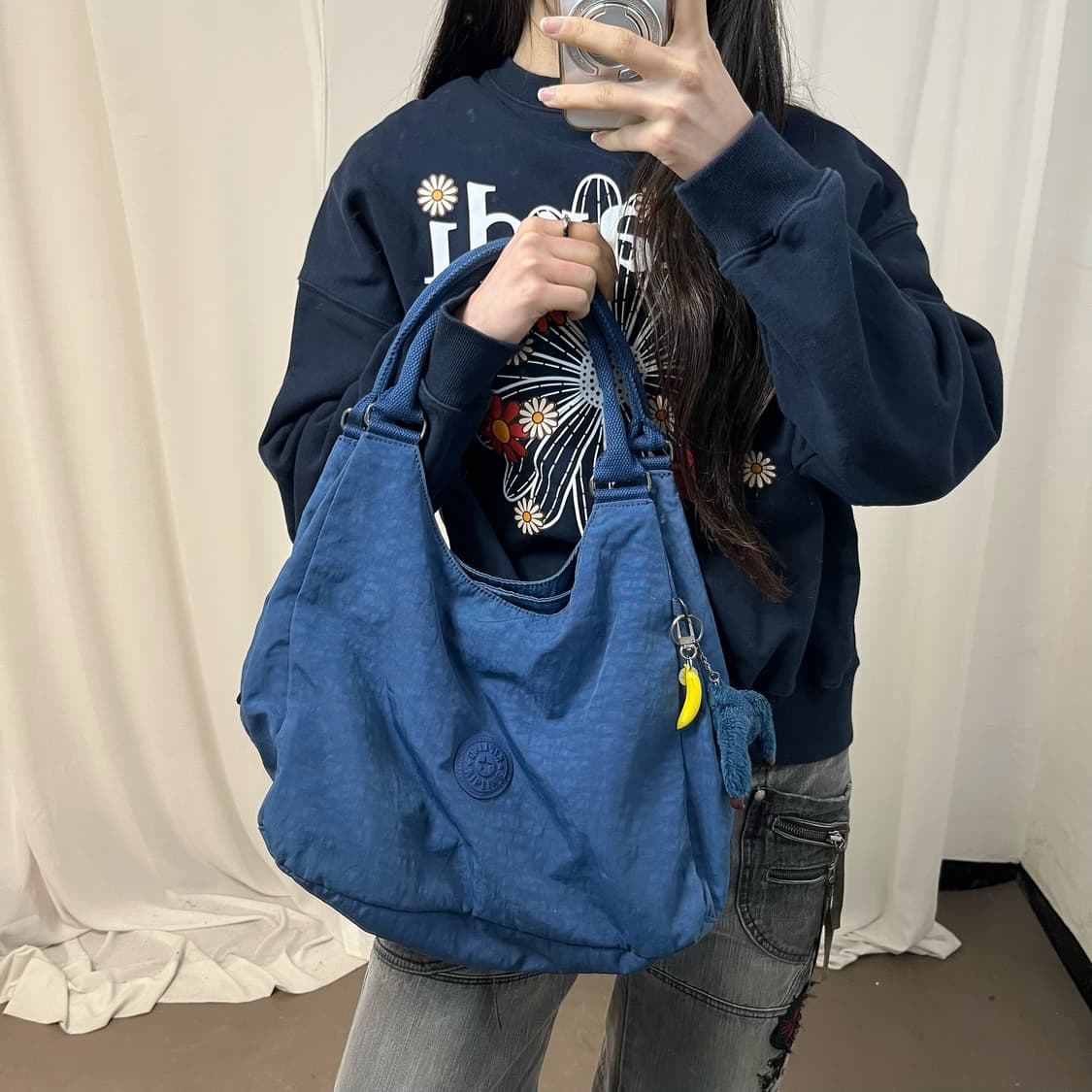Kipling blue shoulder bag 상품이미지2