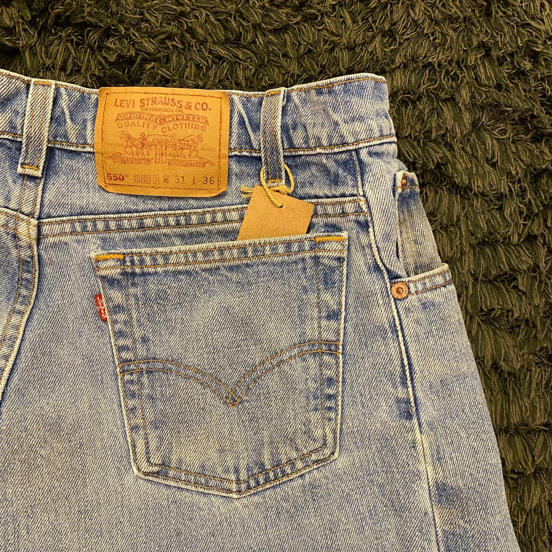(30inch) 90s 빈티지 리바이스 데님 청 반바지 상품이미지4