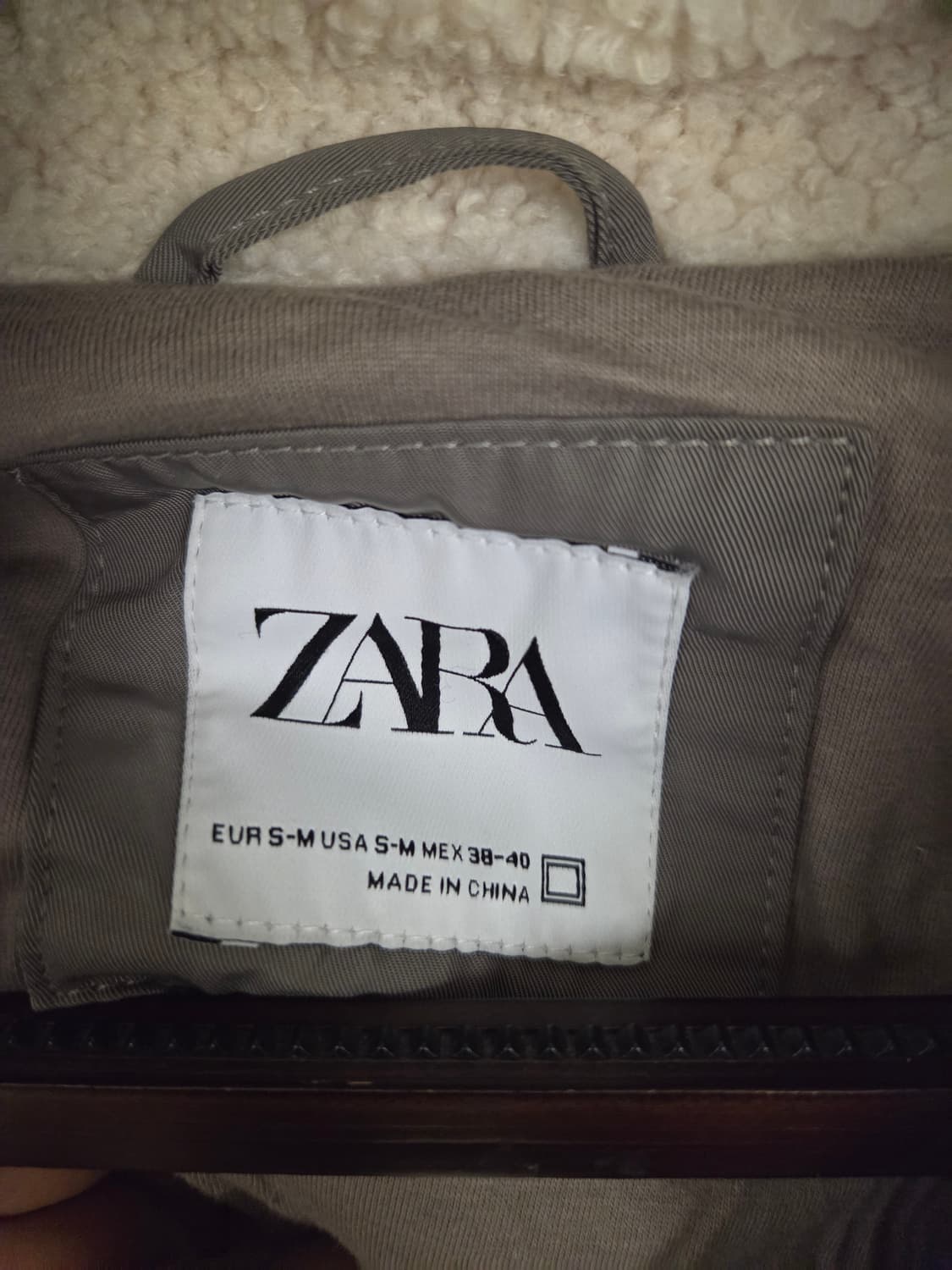 자라 뽀글이 반집업 아노락 상품이미지2