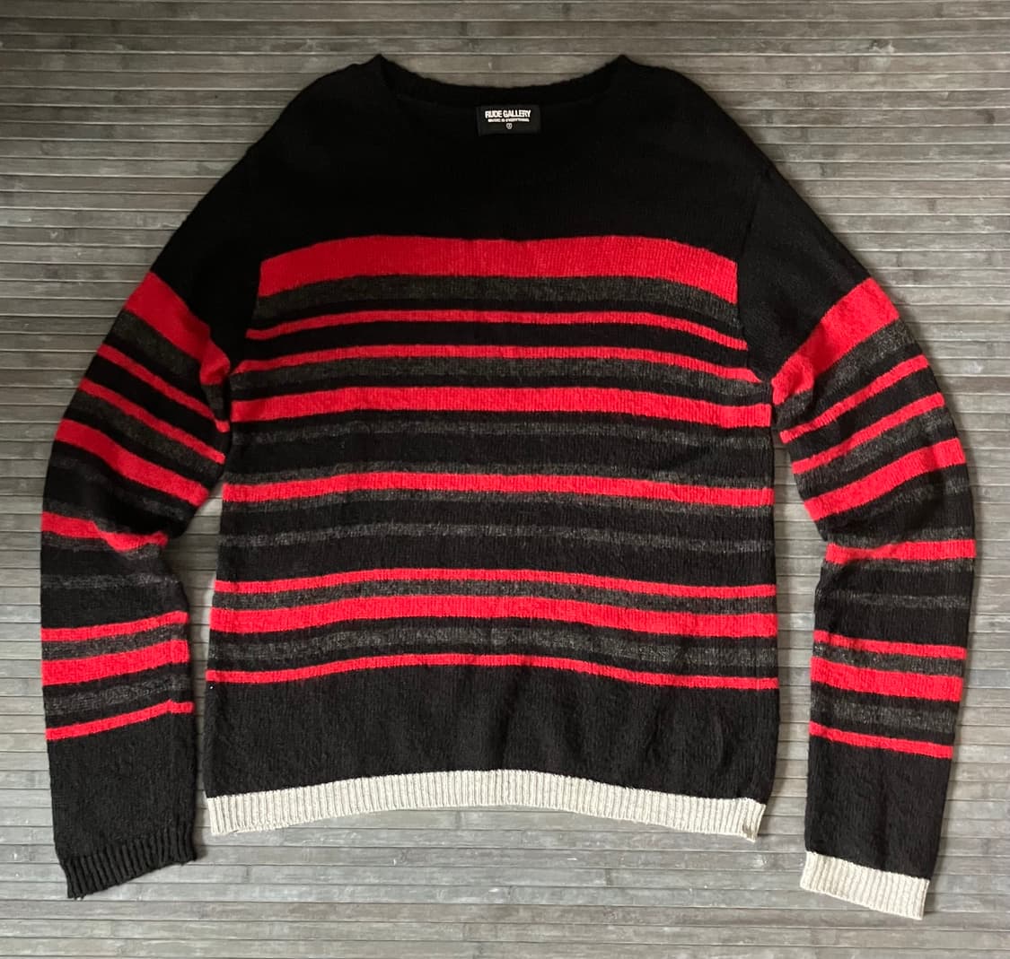 22aw Red stirpe roose fit knit 상품이미지1