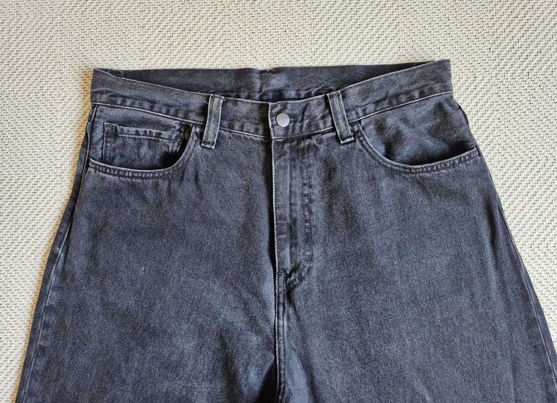 칼하트 WIP 로버트슨 랜든 블랙 스톤워싱 진 32 상품이미지4