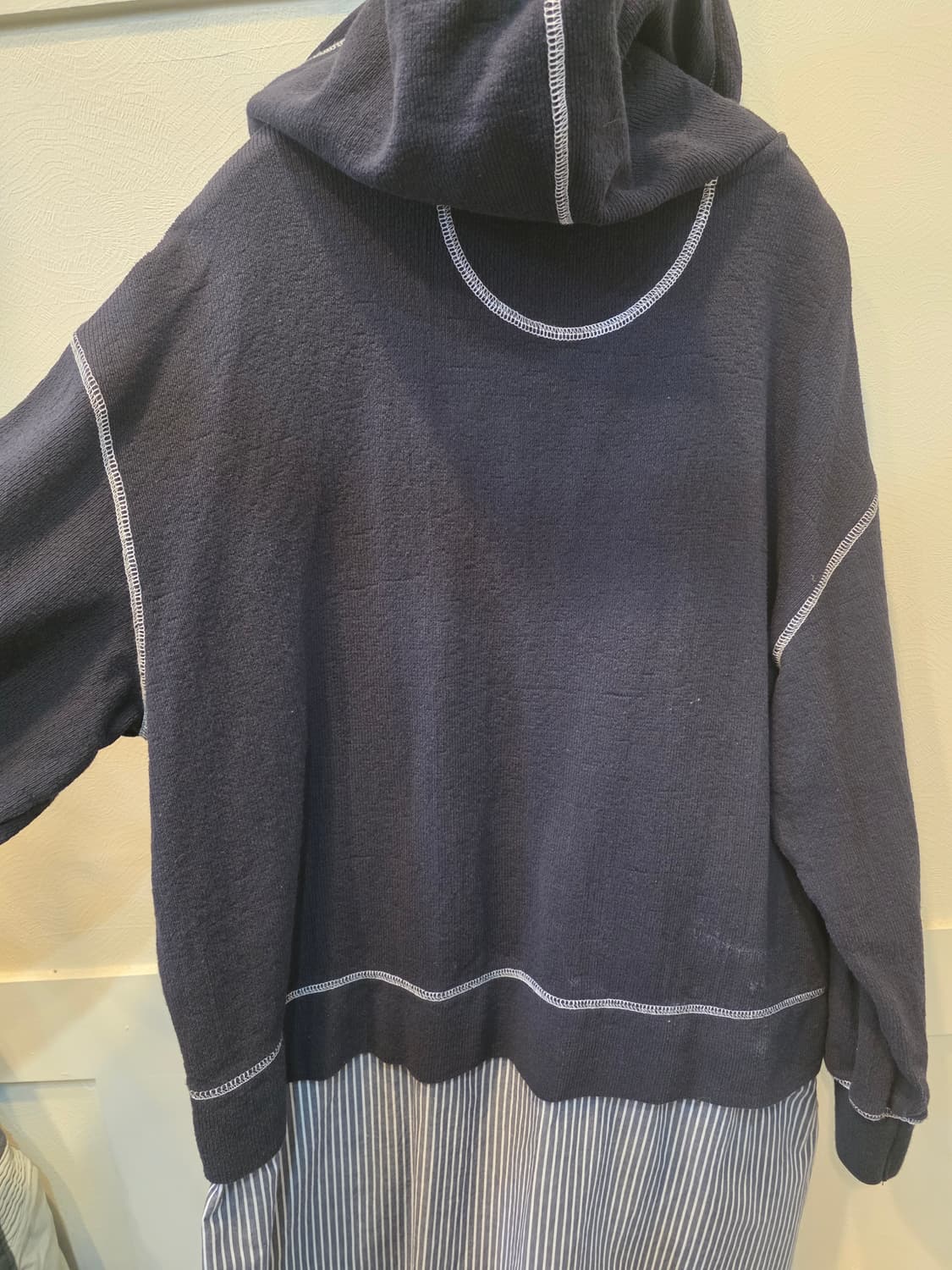 스튜디오 톰보이 후드  믹스 레이어드  셔츠원피스 상품이미지7