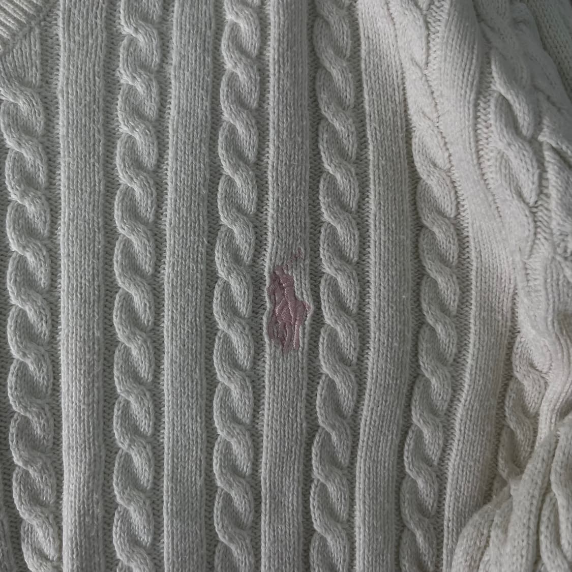 W 95 폴로랄프로렌 스몰포니 꽈배기 가디건  상품이미지3