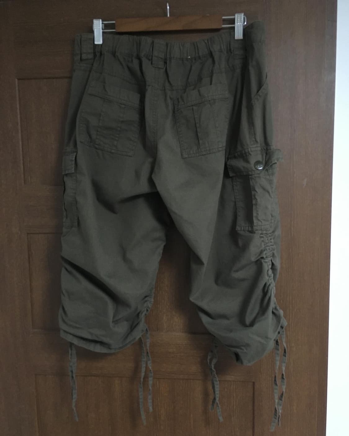 khaki shirring shorts  상품이미지5