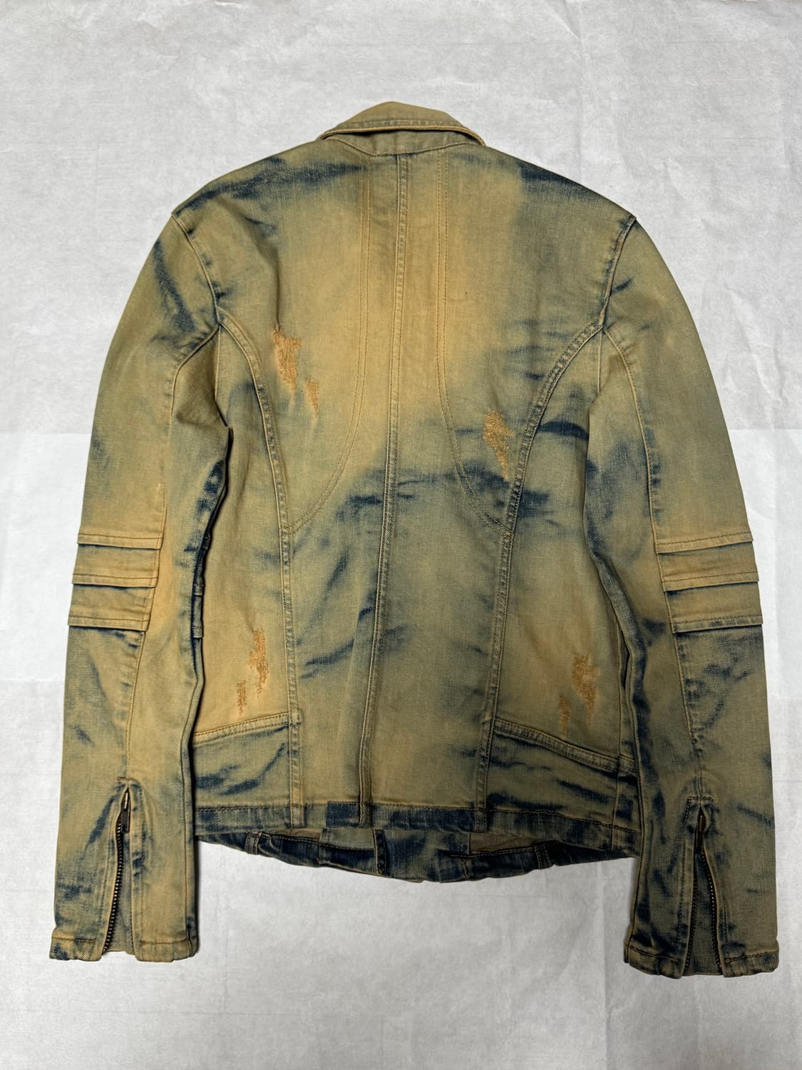 vintage diagonal washing jacket 상품이미지2