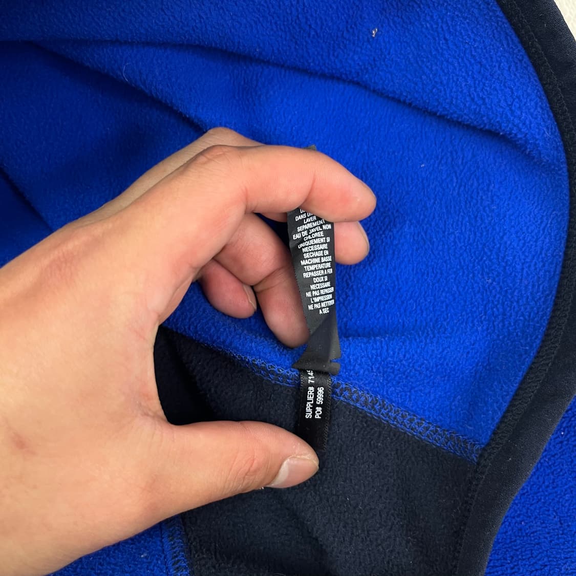 100 폴로 랄프로렌 RLX 성조기 반집업 후리스 상품이미지5