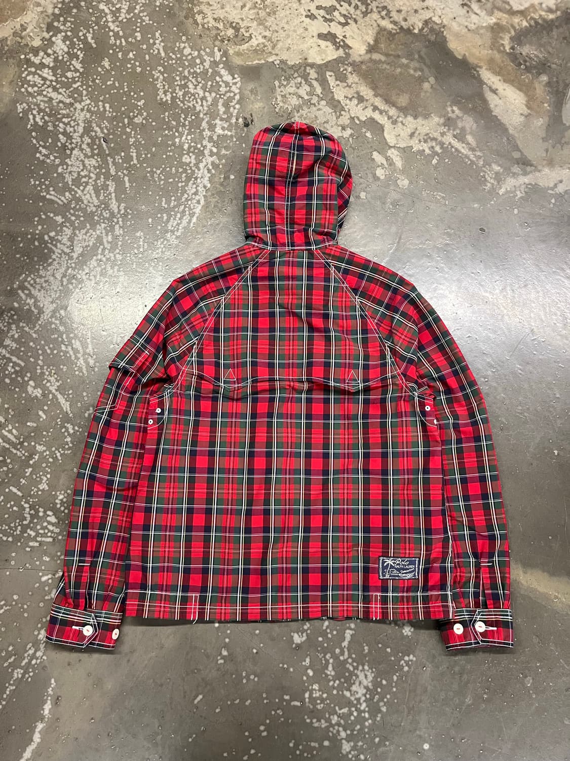 폴로랄프로렌 빅포니 체크 코튼바람막이 M 상품이미지2