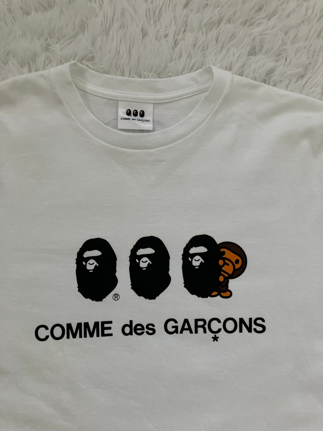 꼼데가르송 베이프 콜라보 반팔 상품이미지1