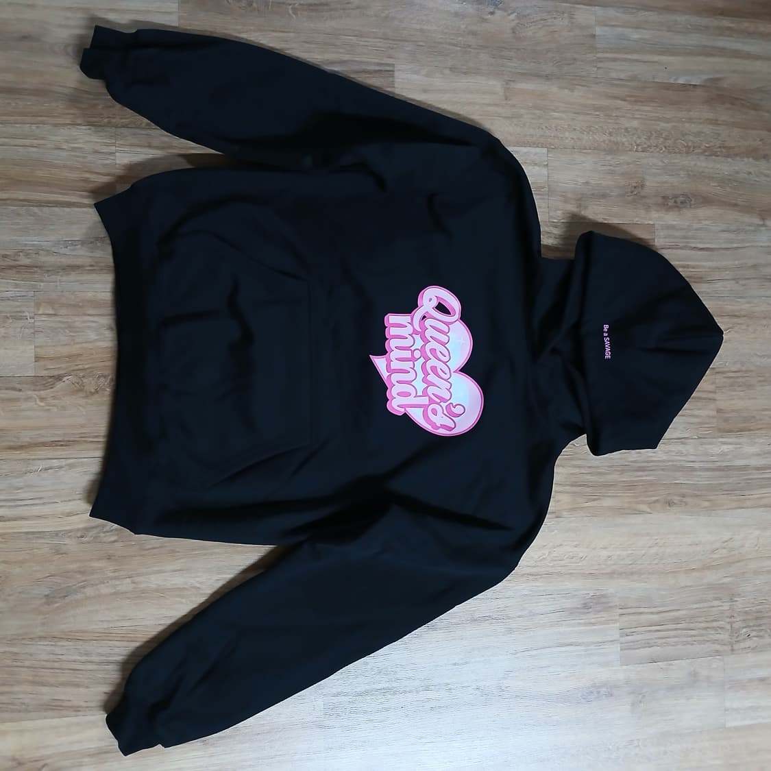 미사용급상태 디바마을 퀸가비 새비지 후디 후드티 쨍쨍한 원단 상품이미지7