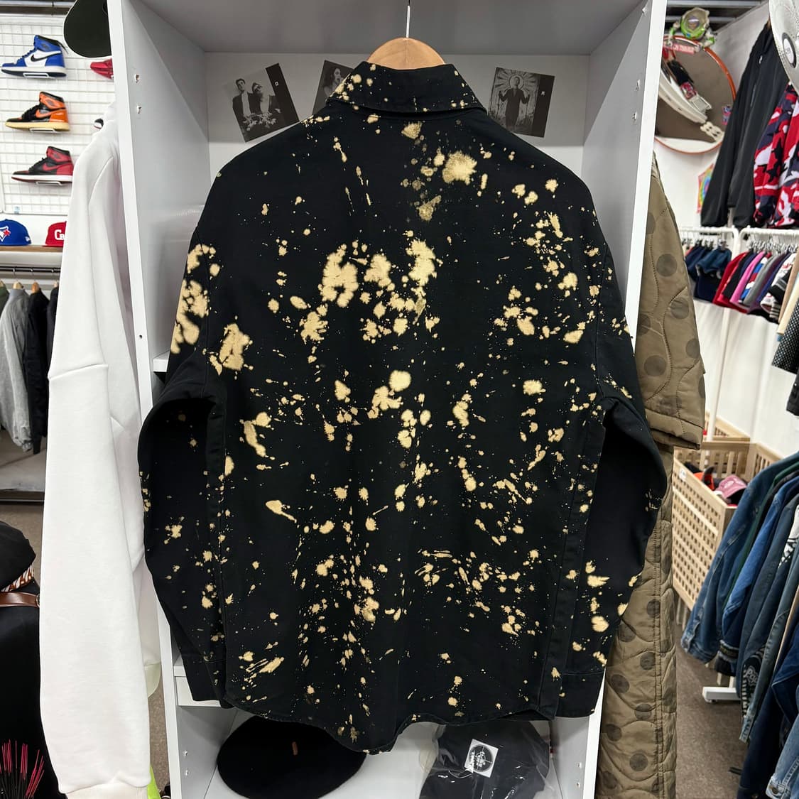 (XL) 빈티지 타이다이 하드코튼 셔츠 상품이미지3