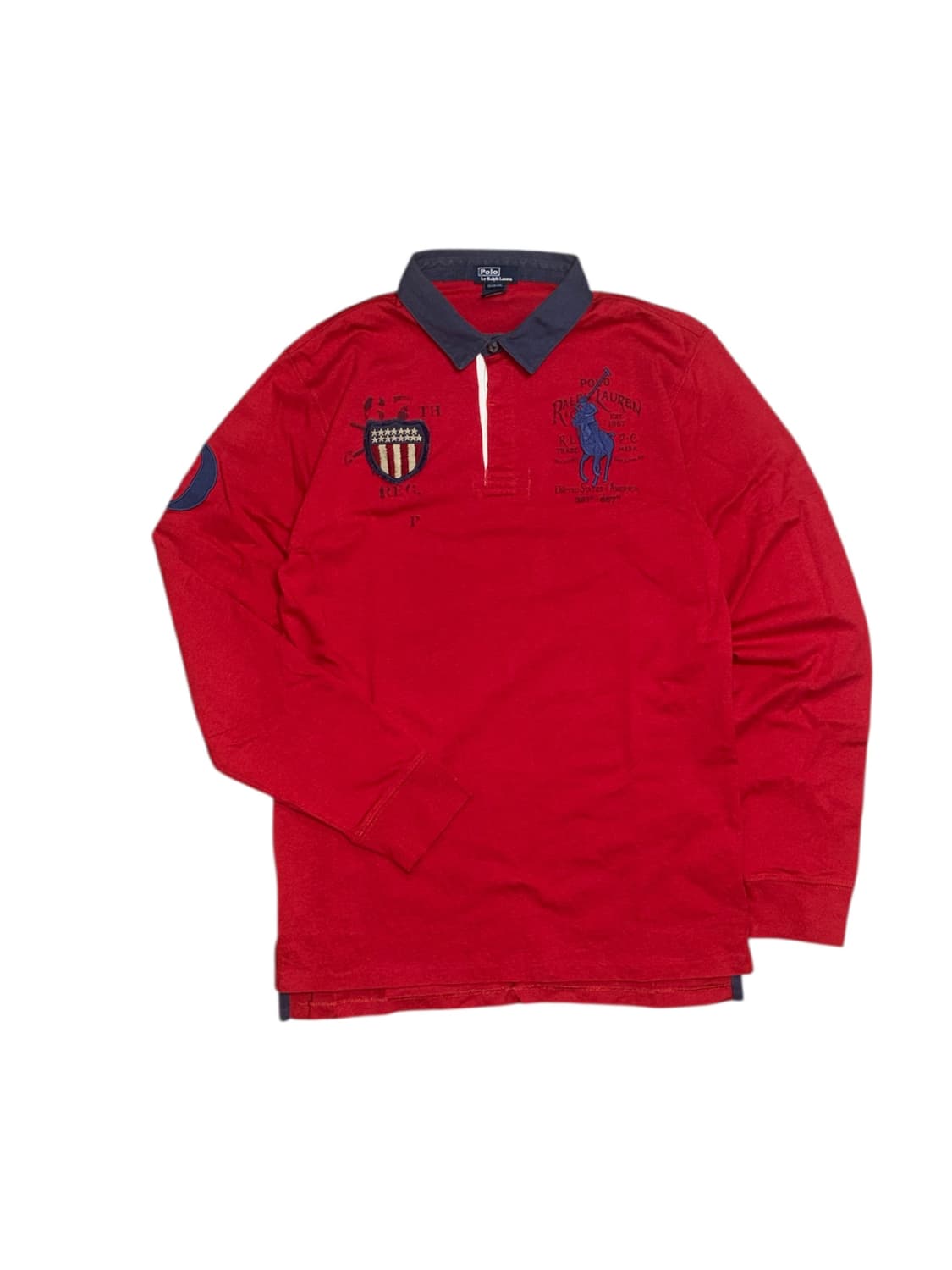 폴로 랄프로렌 빅포니 성조기 럭비티 롱슬리브 상품이미지3