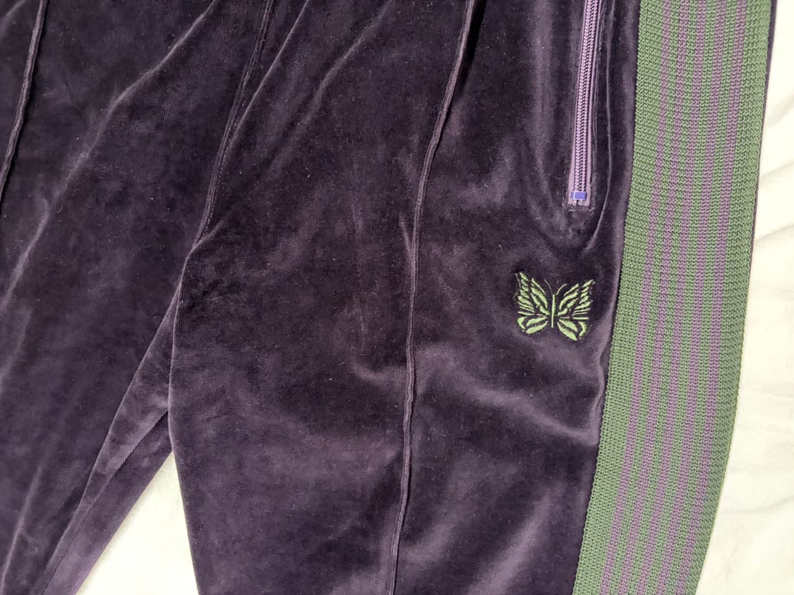 니들스 벨루어 내로우 트랙팬츠 / 퍼플 / L 상품이미지2