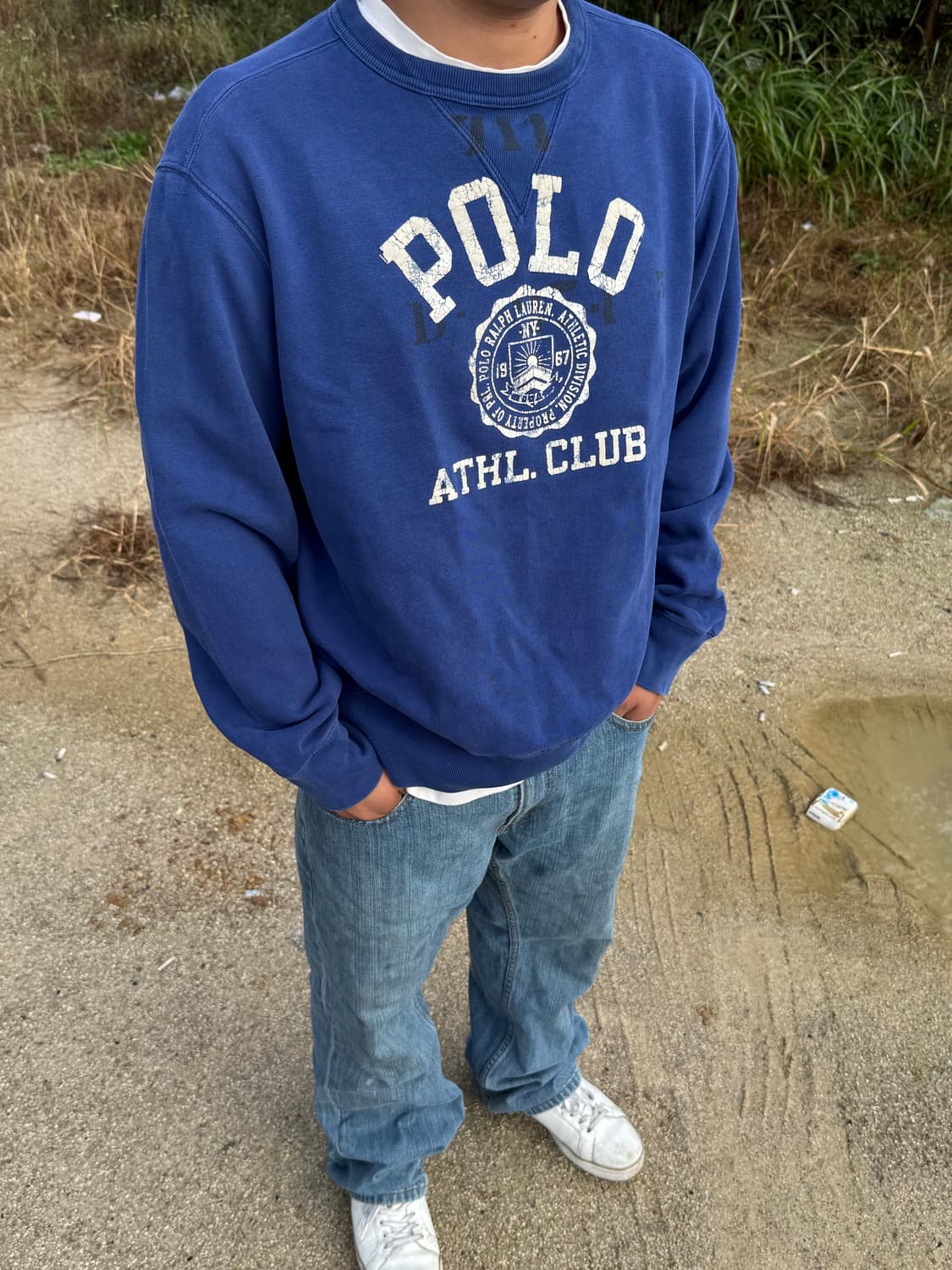 Polo Ralph Lauren 폴로 랄프로렌 빈티지 크랙 프린팅 맨투 상품이미지2