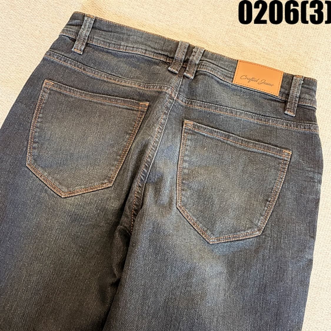 [76] 스트레이트핏 워싱 진청 데님 청바지 0206(3) 상품이미지6