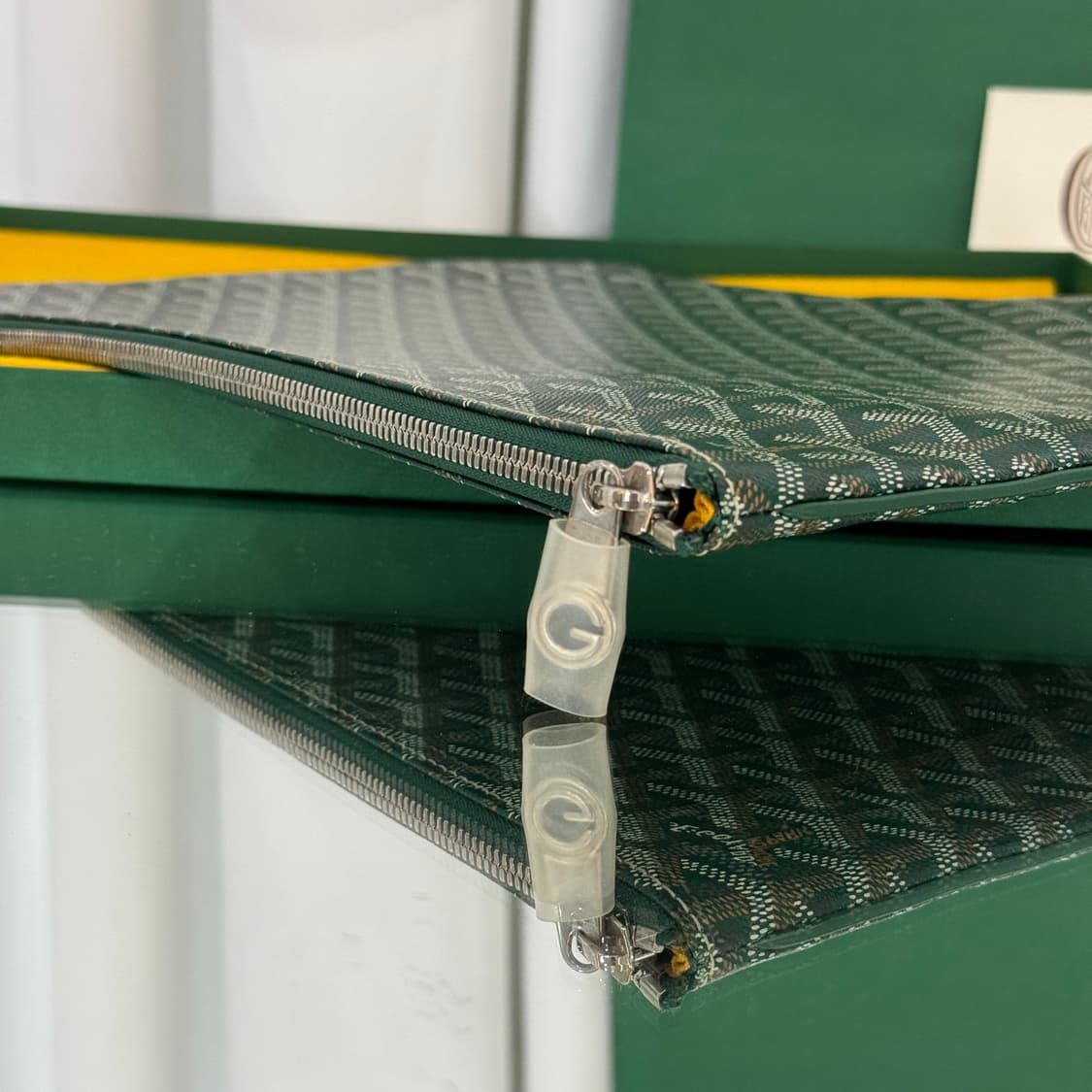 [정품] 고야드 세나 클러치 GM 그린 스페셜 컬러  상품이미지6