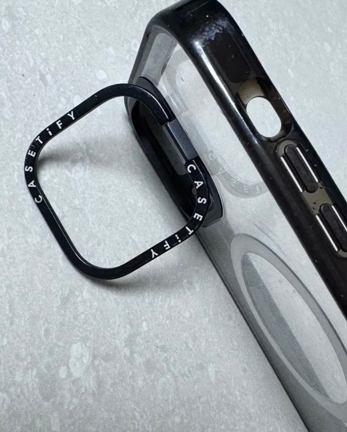 15프로맥스 케이스티파이 맥세이프 임팩트 링 스탠드 케이스 블랙 상품이미지5