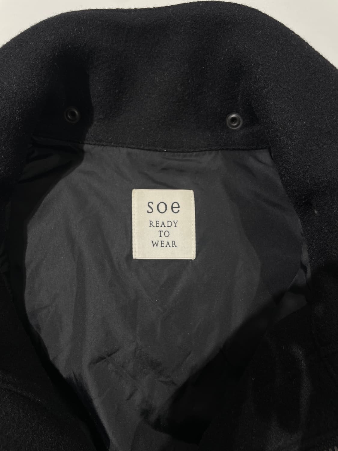 소이 스튜디오 블랙 익스클루시브 울 가이드 파카 상품이미지7