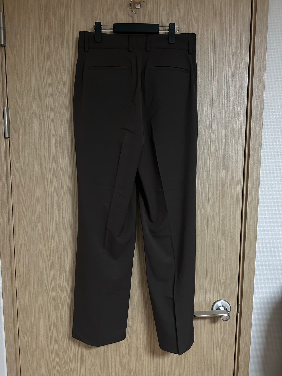 무신사 스탠다드 / 투턱 와이드 슬랙스 반다이크 브라운 / 30 상품이미지3