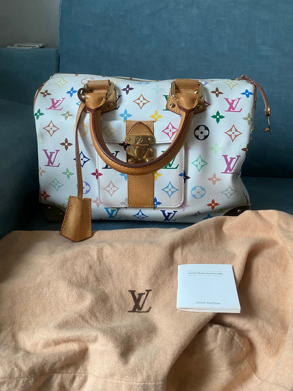 루이비통 모노그램 멀티컬러 스피디 30사이즈 (무라카미 다카시) 상품이미지2