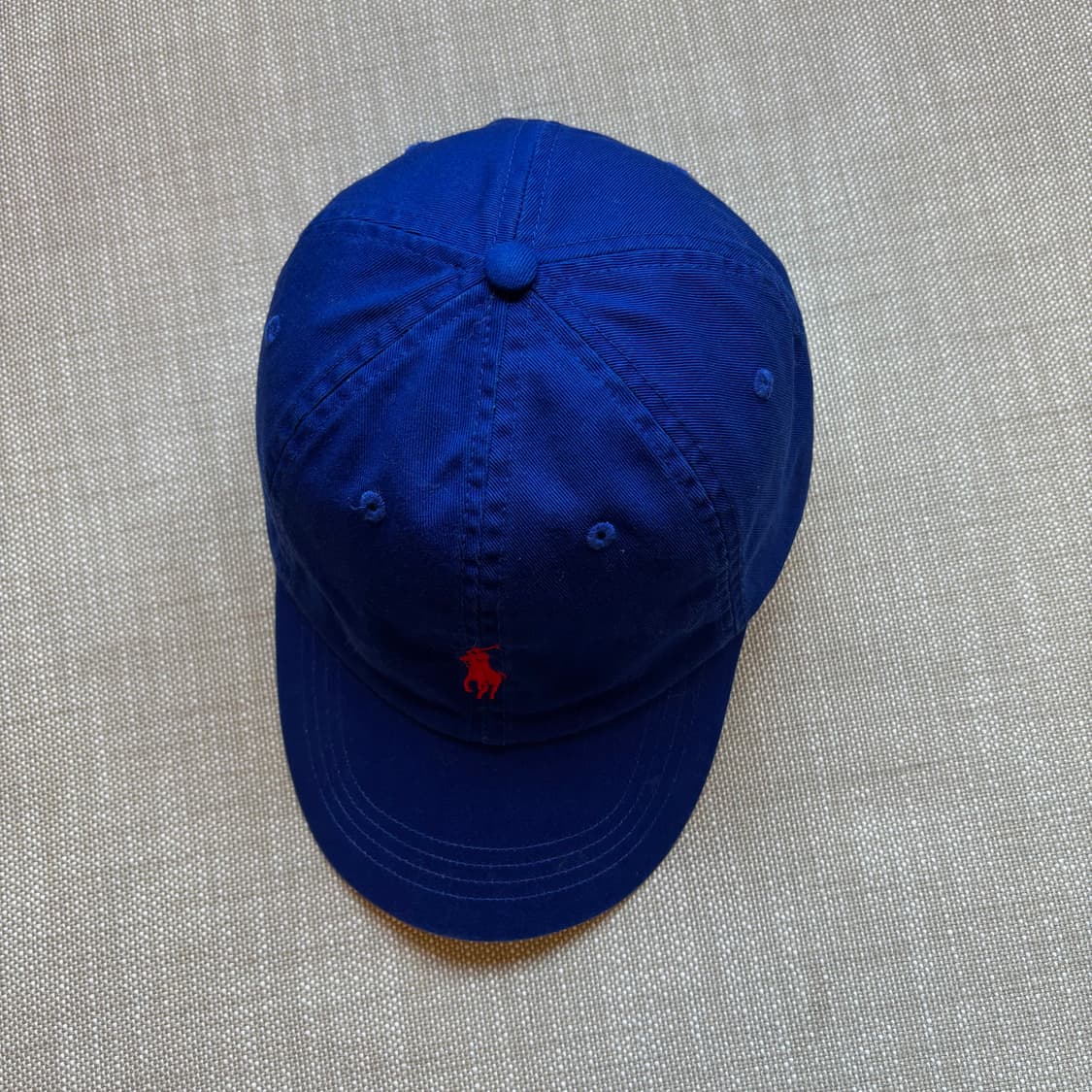폴로랄프로렌 코튼 치노 베이스볼 캡 - 블루 (남녀공용) 상품이미지5