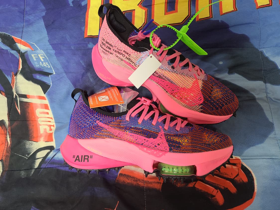 나이키 오프화이트 에어 줌 템포 넥스트% 핑크 글로우 상품이미지2