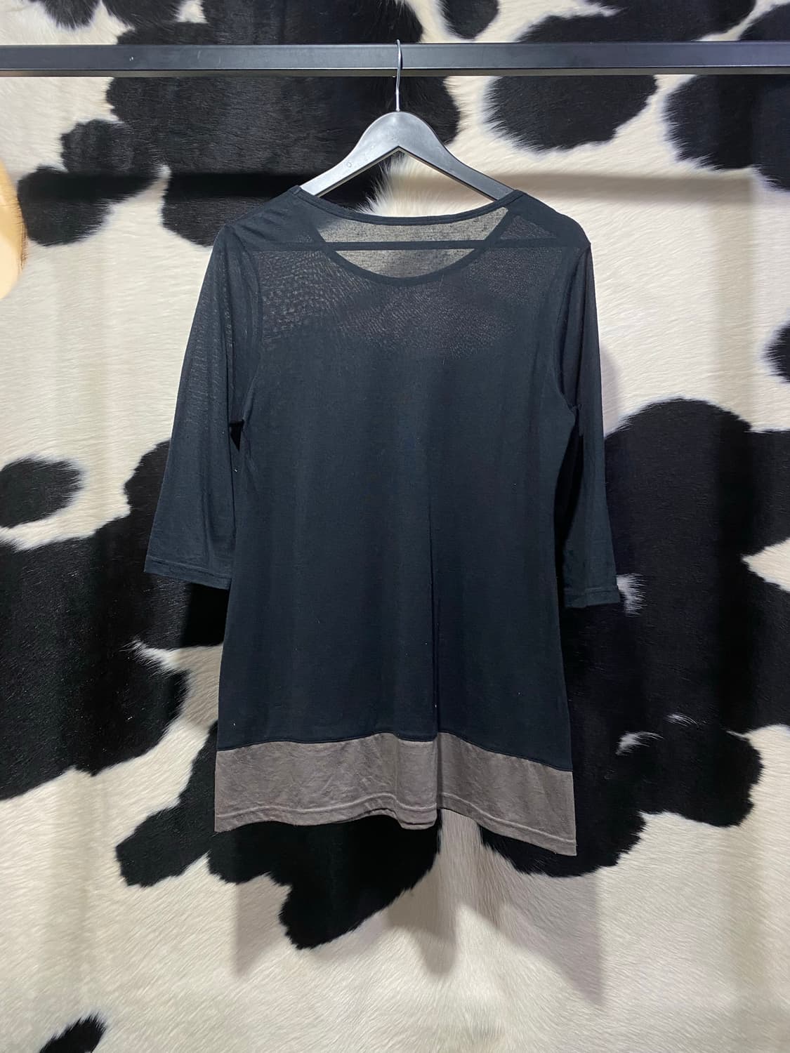 C’est tout 글리터 프린팅 디테일 레이어드 슬리브 상품이미지5