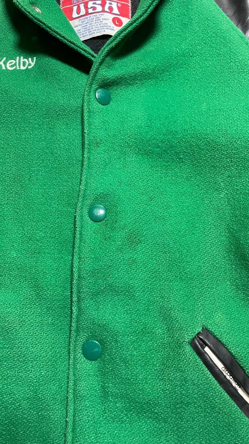 USA 80s~90s 미국빈티지 Awards 울 가죽 스타디움 바시티자켓 상품이미지10